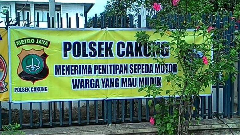 Ayo yang Mudik Silakan, Polsek Cakung Terima Penitipan Motor Gratis