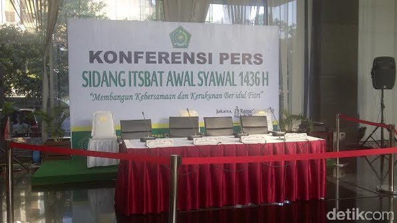 Sidang Isbat Penentuan 1 Syawal 1436 H Sudah Dimulai, Berlangsung Tertutup