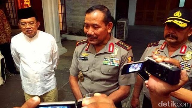 Pulang dari Tolikara, Kapolri Langsung Menghadap JK di Makassar