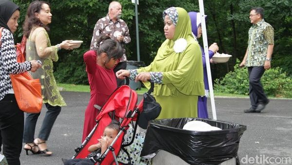 Ramai dan Serunya WNI Berlebaran di Wisma Indonesia Washington
