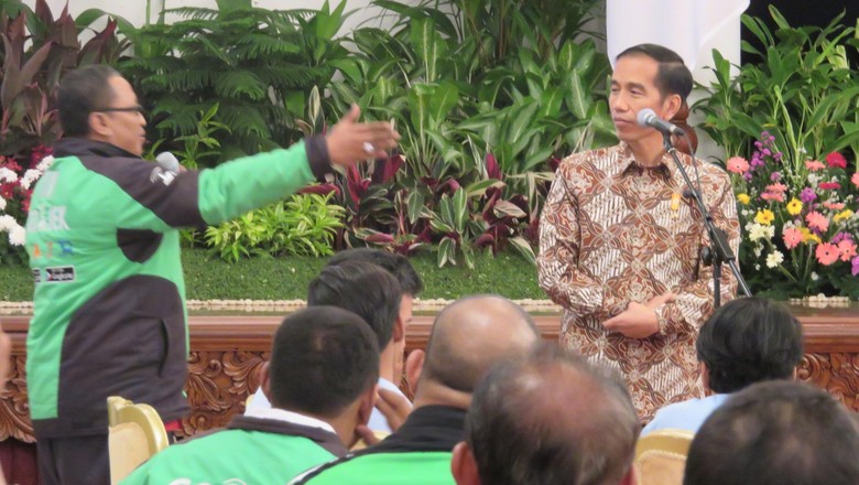 Cerita Jokowi Undang Pengemudi Go-Jek ke Istana Negara