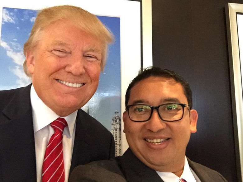 Serba-serbi Kemunculan Novanto dan Fadli di Acara Donald Trump