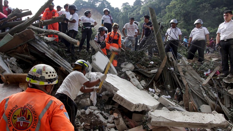Korban Tewas Bencana Longsor Guatemala Jadi 131 Orang, 150 Hilang