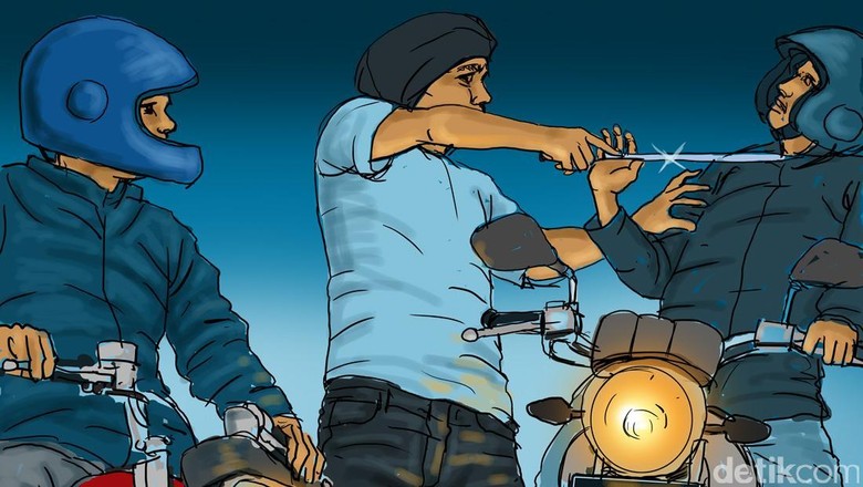 Digebuk Korban Pakai Helm, Begal di Pulogebang Ditangkap Warga Digebuk Korban Pakai Helm, Begal di Pulogebang Ditangkap Warga