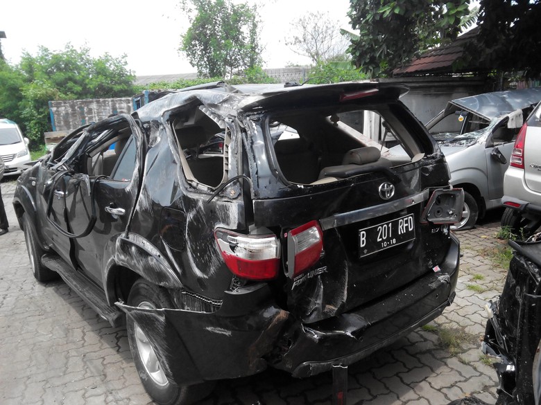 Kecepatan Fortuner Maut yang Tewaskan 4 Orang 90 Km /Jam