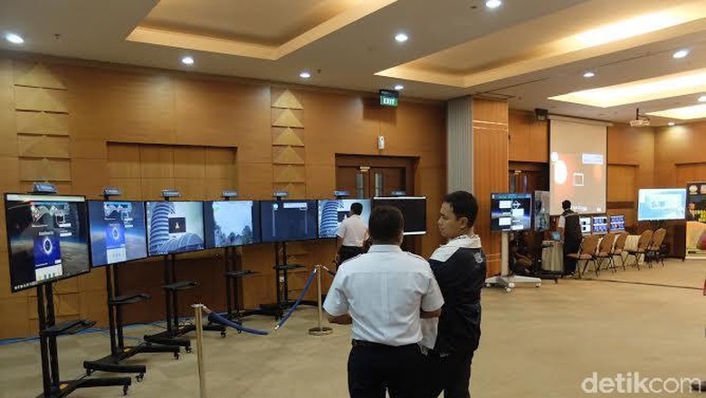 Begini Suasana Live Streaming Gerhana Matahari Total di BMKG