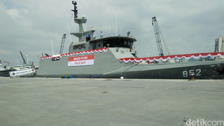 Kapal Perang KRI Cakalang 852 Resmi Dimiliki TNI AL