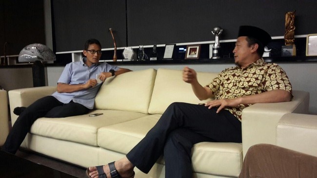 MPJ Temui Sandiaga, Beri Saran Agar Jadi Cawagub untuk Risma MPJ Temui Sandiaga, Beri Saran Agar Jadi Cawagub untuk Risma