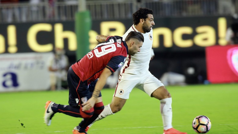 Buang Keunggulan Dua Gol, Roma Ditahan Imbang Cagliari 2-2