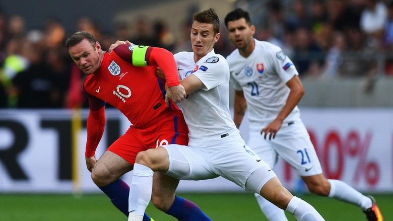 Rooney Catat Rekor pada Laga Melawan Slovakia