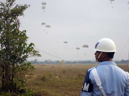 illustrasi Latihan Militer Angkasa Yudha 2010