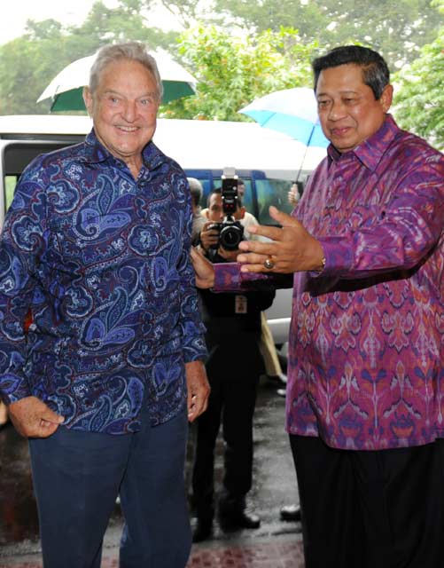 george soros. George Soros Bertemu SBY