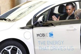 Omaba Mempromosikan Mobil Listrik