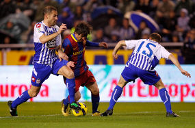 VIDEO BARCELONA VS DEPORTIVO 4-0 (YOUTUBE) Aksi Messi Tendangan Bebas Indah Liga Spanyol 2011