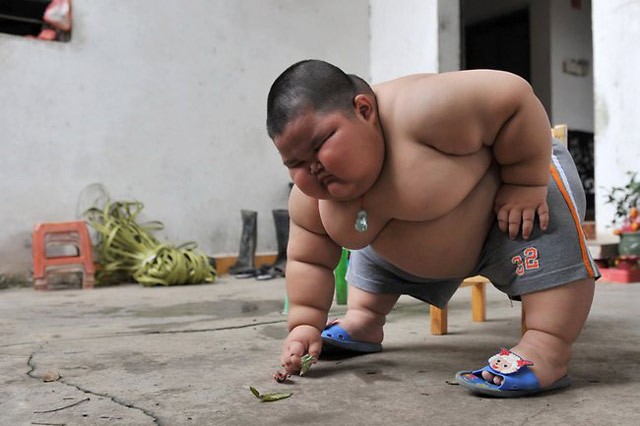 Lu Hao, Bocah 3 Tahun Beratnya 60 Kg