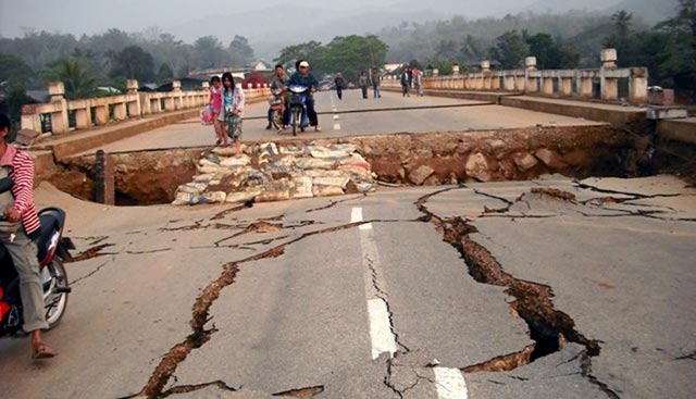 Kerusakan Gempa Myanmar
