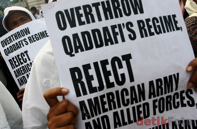 HTI Tolak Khadafi dan Kutuk Sekutu