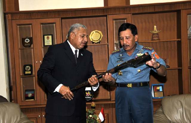 Panglima TNI Terima PM Fiji