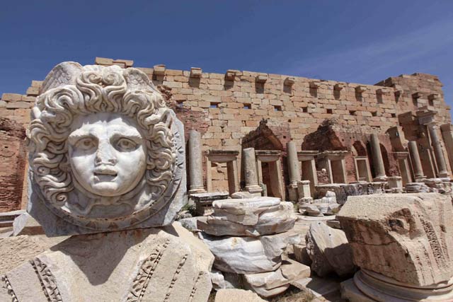 Melihat Reruntuhan Kota Kuno Leptis Magna