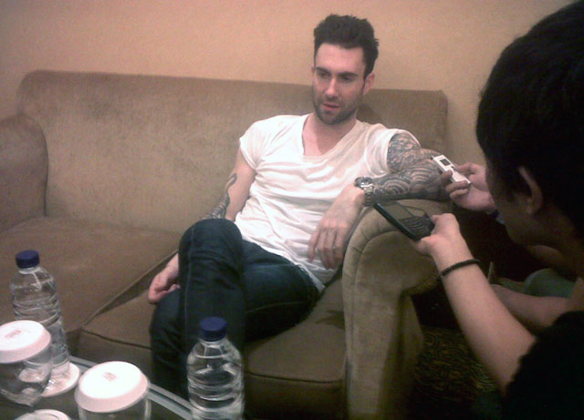 Maroon 5 Jelang Konser di Jakarta