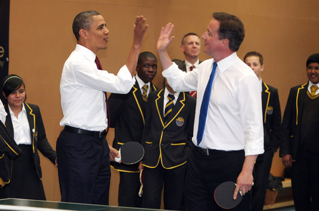 Obama & Cameron Duet Main Pingpong