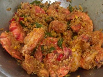 Resep Seafood: Udang Crispy Gandum Kari
