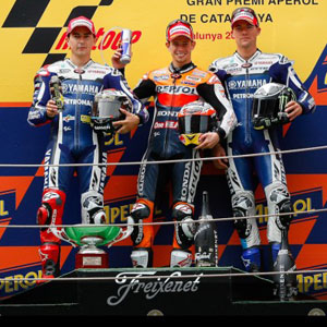 Stoner's dominance in Catalunya, Spain