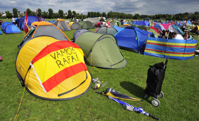 Fanatik pada Tenis Wimbledon