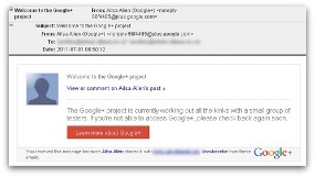 Waspadai Undangan Google+ Palsu