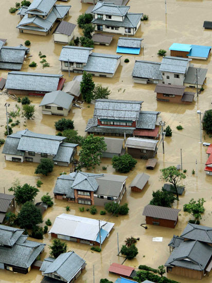 Banjir Rendam Niigata Prefecture