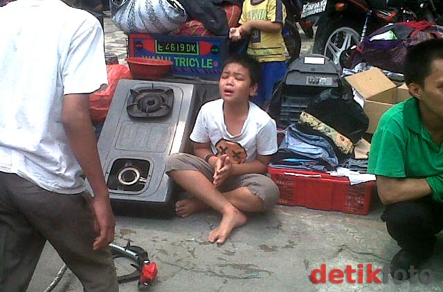 Puluhan Rumah di Benhil Terbakar