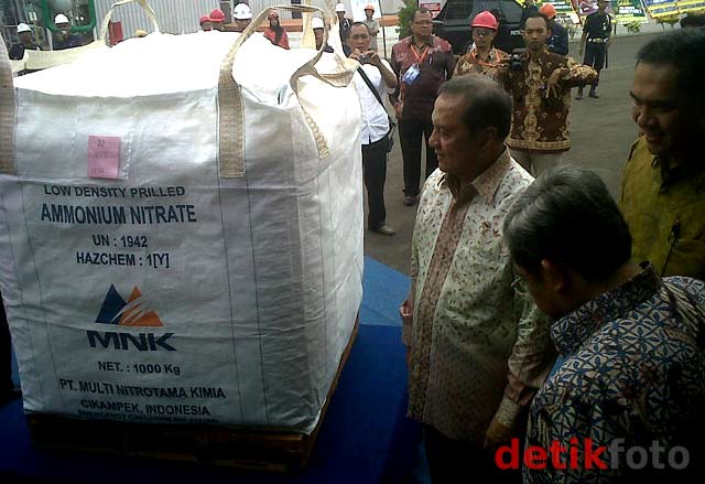 Peresmian Pabrik Bahan Peledak di Cikampek