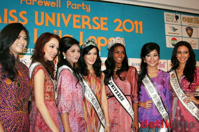 Yuk, Intip Pesta Perpisahan Miss Universe 2011