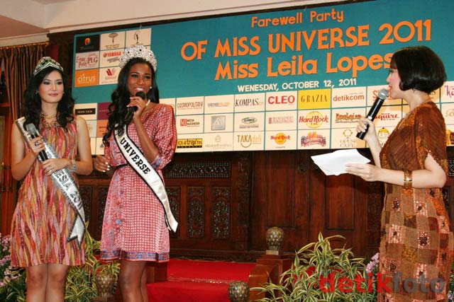 Yuk, Intip Pesta Perpisahan Miss Universe 2011