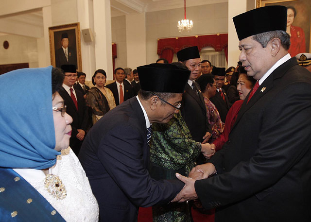 SBY Lantik Menteri Baru