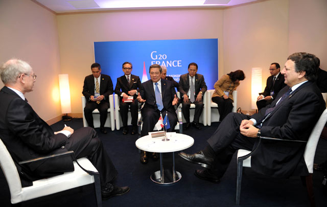 SBY Bertemu Presiden Komisi UE dan Dewan Eropa