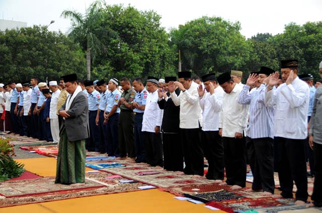 Salat Idul Adha di Mabes TNI