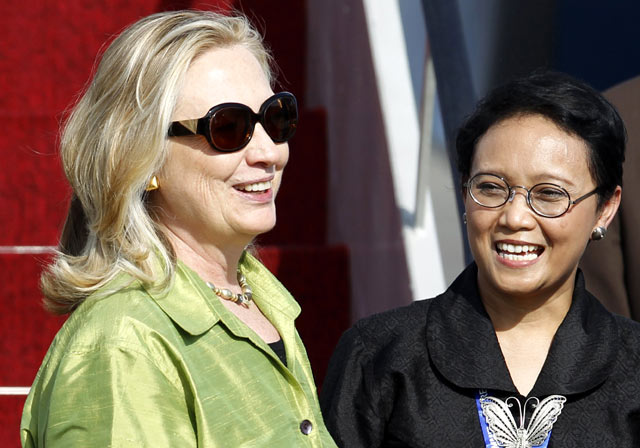 Hillary Clinton Awali Obama Tiba di Bali