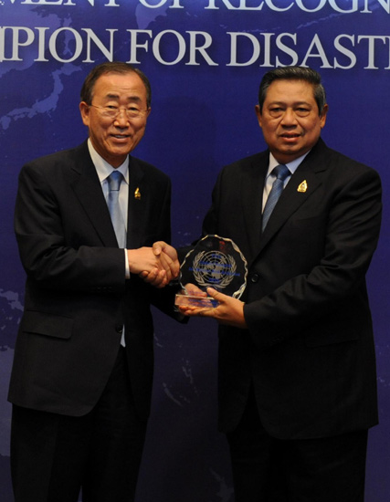 Sekjen PBB Beri Penghargaan SBY