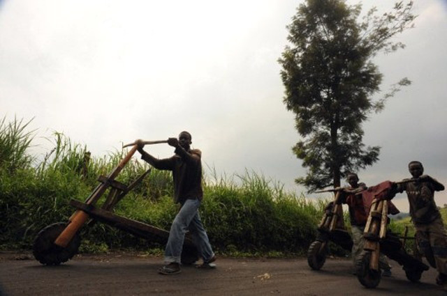 Chikudu, Sepeda Kayu Rakyat Kongo