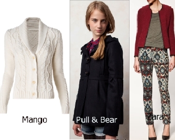 Dok. Mango, Pull&Bear, Zara