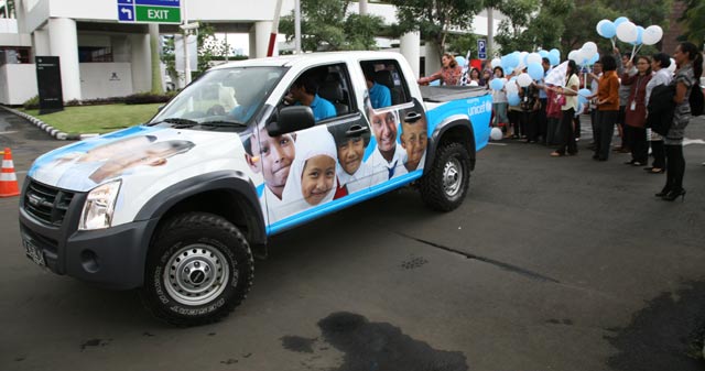 Mobil UNICEF Ajak Peduli Anak