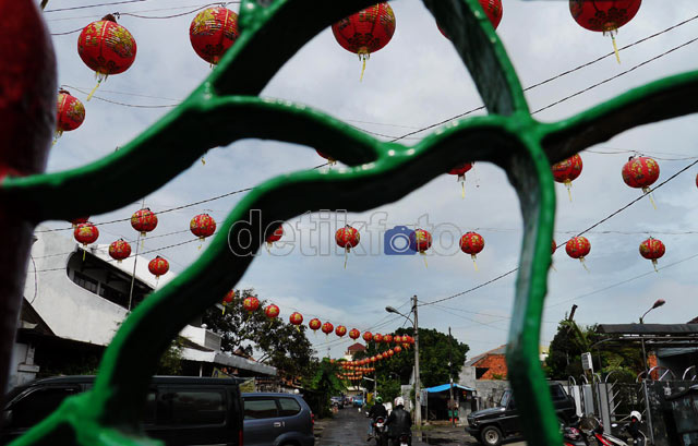 Klenteng Hok Lay Kiong Berhias Sambut Imlek