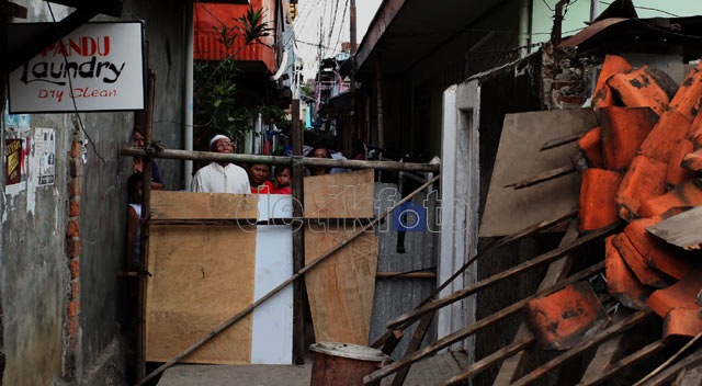 Rumah Milik Pensiunan Pegawai MA Ambruk