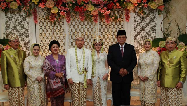 SBY Jadi Saksi Pernikahan Putri Menag