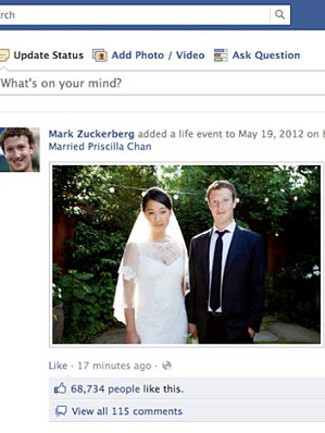 Mengintip Pesta Pernikahan Mark Zuckerberg