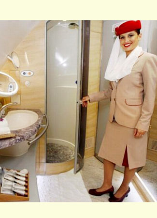 8. Emirates Airlines Private Spa Suite