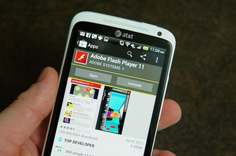 Adobe Flash siap meninggalkan Google Play di Jelly Bean