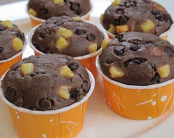 Resep Kue: Muffin Cokelat Keju