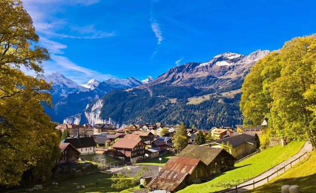 Desa Wengen, Swiss